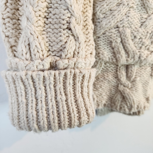 Free People Montana Cream Cardigan Oversized Boho size XS - Picture 11 of 14